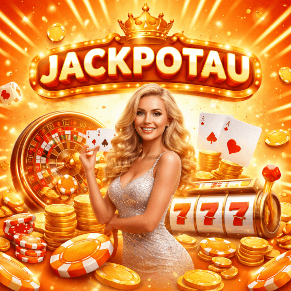 Jackpotau gaming platform showcasing fast deposits fast withdrawals and a wide casino game selection