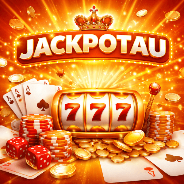 Jackpotau trusted casino lobby with colorful slot games live dealer rooms and popular betting options